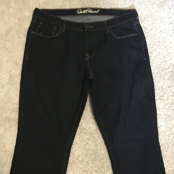 Old Navy Dark Navy Blue Sweetheart Jeans - Picture 8 of 16